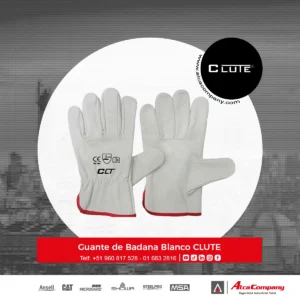 Guante de Badana Blanco CLUTE