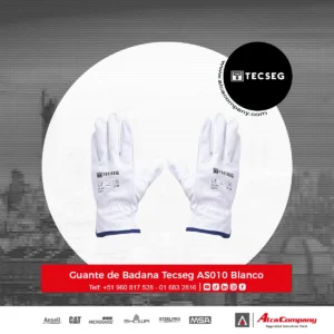 Guante de Badana Tecseg AS010 Blanco