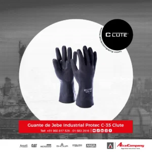Guante de Jebe Industrial Protec C-35 Clute