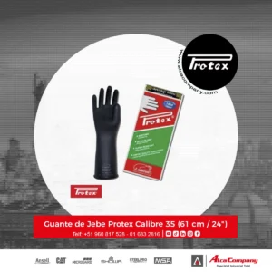 Guante de Jebe Protex Calibre 35 (61 cm / 24")