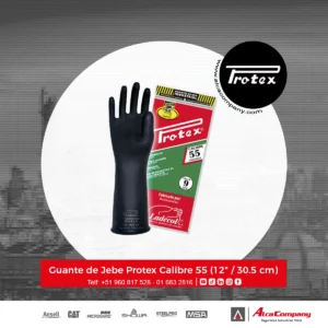 Guante de Jebe Protex Calibre 55 (12" / 30.5 cm)