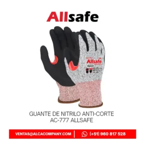 Guante Nitrilo Anticorte Allsafe AC-777