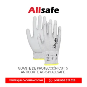 Guante Anticorte Cut 5 Allsafe AC-541