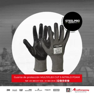 Guante Multiflex Cut-5 Nitrilo Foam STEELPRO