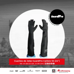 Guantes de Jebe GuardPro Calibre 55 (24")