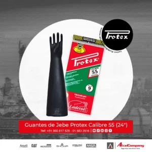 Guantes de Jebe Protex Calibre 55 (24")