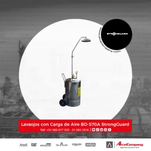 Lavaojos Portátil con Carga de Aire BD-570A StrongGuard