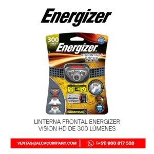 Linterna Frontal Energizer Vision HD de 300 Lúmenes