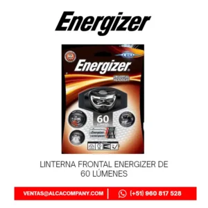 Linterna Frontal Energizer de 60 Lúmenes