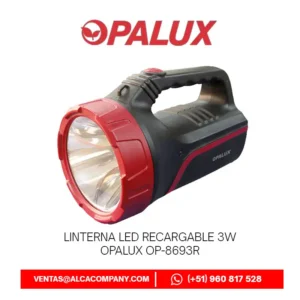 Linterna Led Recargable 3W Opalux OP-8693R