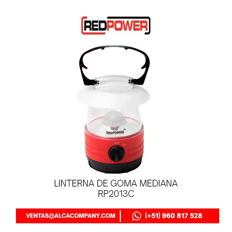 Linterna de Goma Mediana RP2013C – Red Power