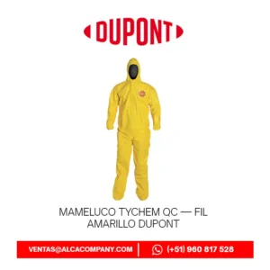 Mameluco Tychem QC — fil Amarillo DuPont