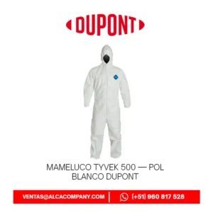 Mameluco Tyvek 500 — pol Blanco DuPont