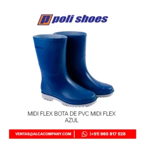 Midi Flex BOTA DE PVC MIDI FLEX AZUL