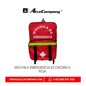 Mochila Emergencia Económica Roja