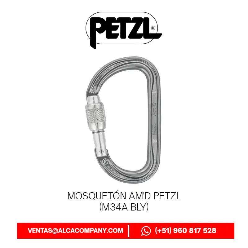 Mosquetón Am'D Petzl (M34A BLY)
