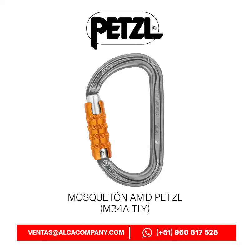 Mosquetón Am'D Petzl (M34A TLY)