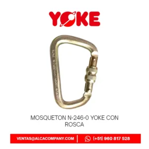 Mosqueton N-246-0 Yoke con Rosca