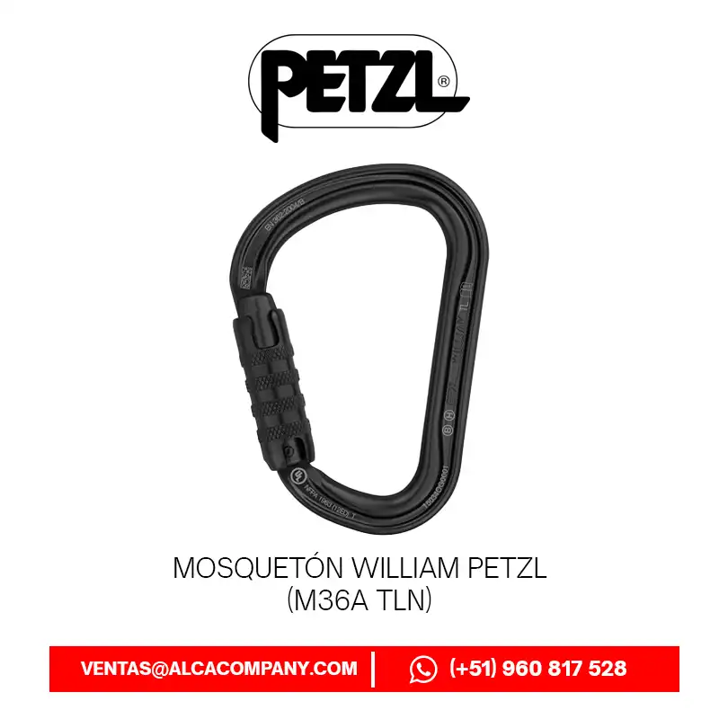 Mosquetón WILLIAM Petzl (M36A TLN)