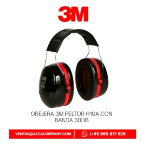 Orejera 3M Peltor H10A con Banda 30dB