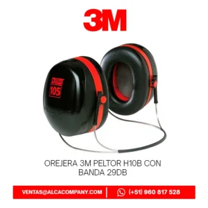 Orejera 3M Peltor H10B con Banda 29dB