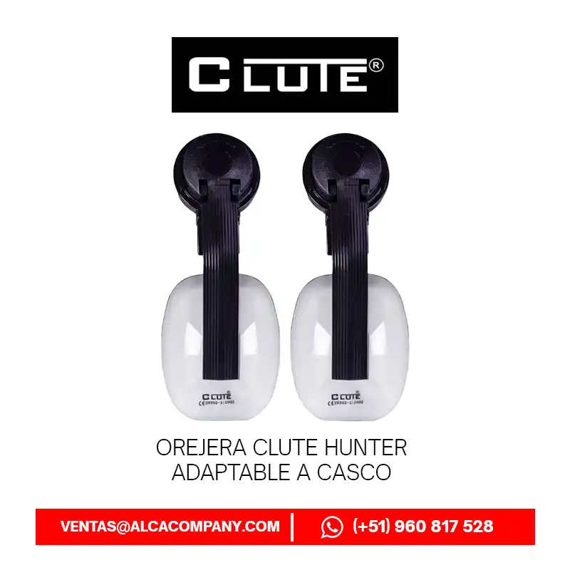 Orejera Clute Hunter Adaptable a Casco