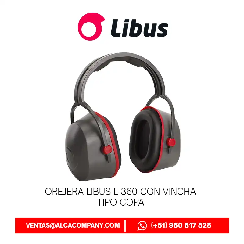 Orejera Libus L-360 Adaptable Casco Minero