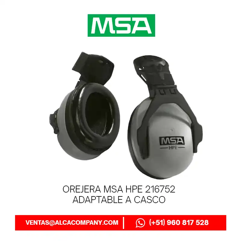 Orejera MSA HPE 216752 Adaptable Casco