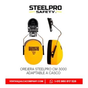 Orejera Steelpro CM 3000 Adaptable a Casco