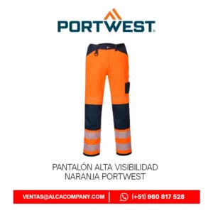Pantalón Alta Visibilidad Naranja Portwest