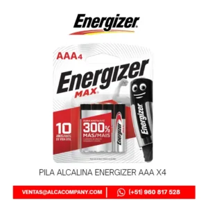 Pila Alcalina Energizer AAA x4