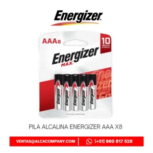 Pila Alcalina Energizer AAA x8