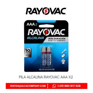 Pila Alcalina Energizer AAA x2