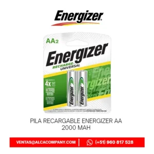 Pila Recargable Energizer AA 2000 mAh