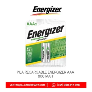 Pila Recargable Energizer AAA 800 mAh
