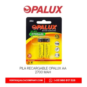 Pila Recargable Opalux AA 2700 mAh