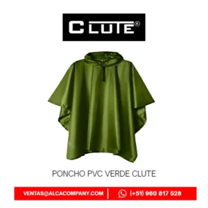 Poncho PVC Verde Clute