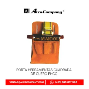 Porta Herramientas Cuadrada de Cuero PHCC