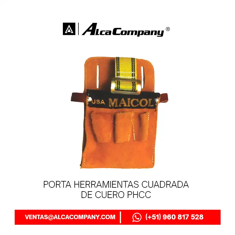 Porta Herramientas Cuadrada de Cuero PHCC