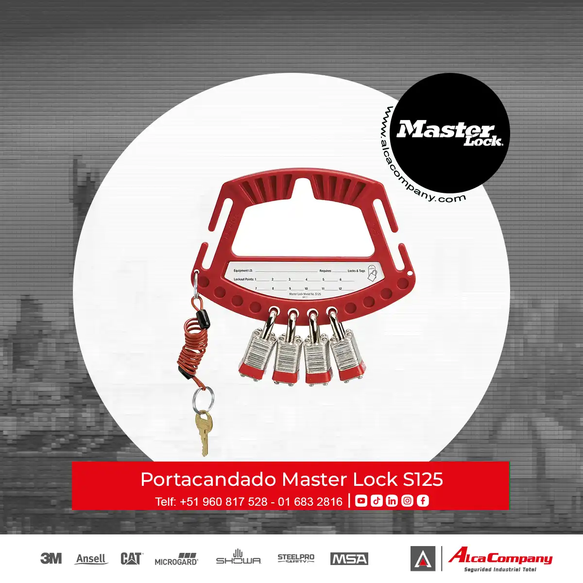 Portacandado Master Lock S125