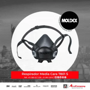 Respirador reutilizable media cara 7801