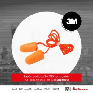 Tapón auditivo 3M 1110 con cordón