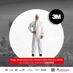 Traje de Protección 3M 4510 - Traje descartable