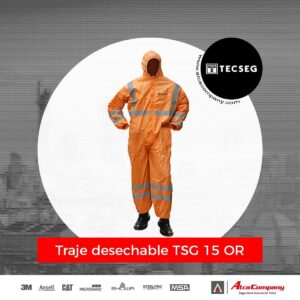 Traje descartable TECSEG TSG 15 OR
