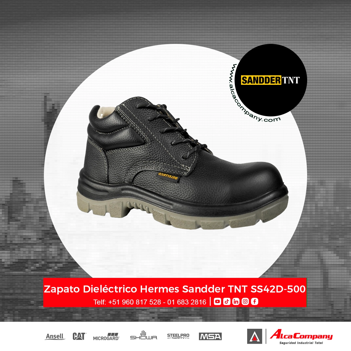Zapato Dieléctrico Hermes Sandder TNT SS42D-500