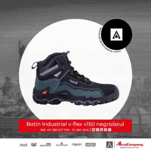 Botín V-Flex V150 Negro/Azul